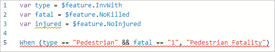 Function to create the Pedestrian Fatality category