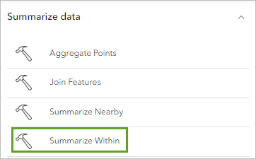 Summarize Within tool