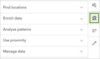 Analysis button on ribbon