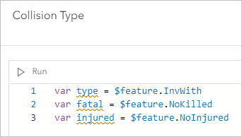 Three completed variables