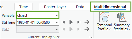 Variable set to cfsrsst