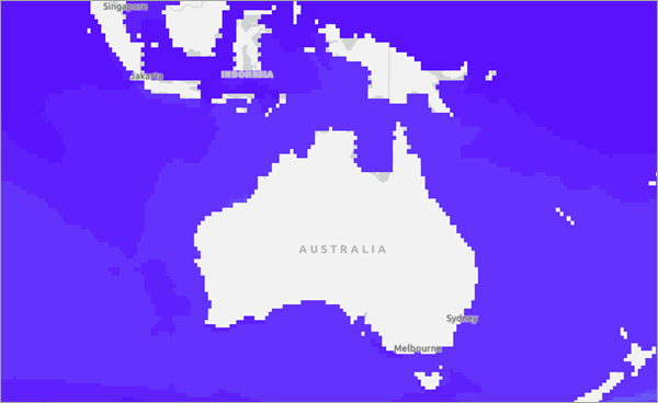 Anomaly layer on the map