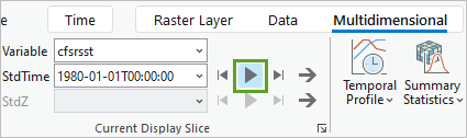 Play Slices Along StdTime button