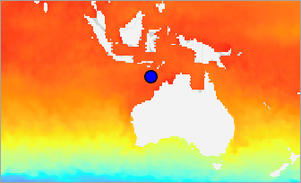 Area of interest between Australia and Indonesia