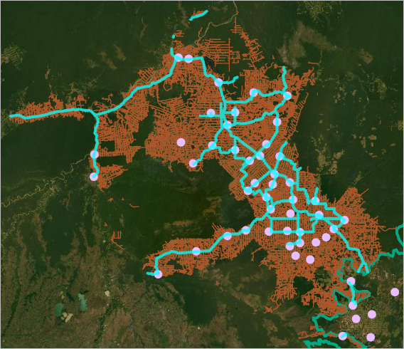 Select official roads.