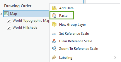 Paste basemap