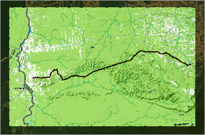 Proposed roads and imagery