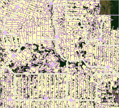 Deforested area