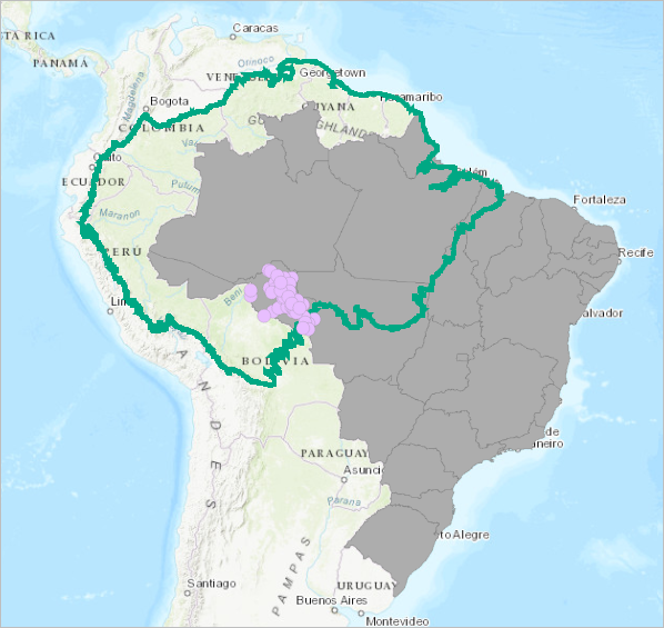 amazon deforestation map