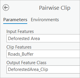 Clip parameters