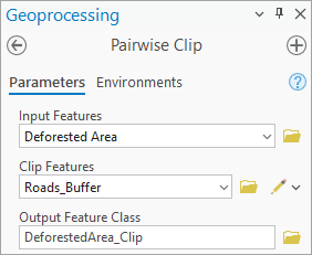 Clip parameters