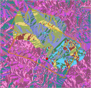 Stowe_watershed_flow_direction layer