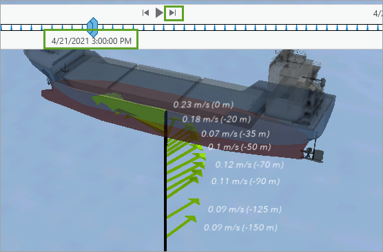 Play time with step interval.