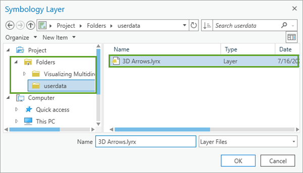 Select symbology layer.