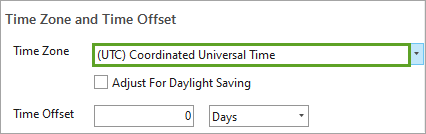 Set time zone to (UTC) Coordinated Universal Time.