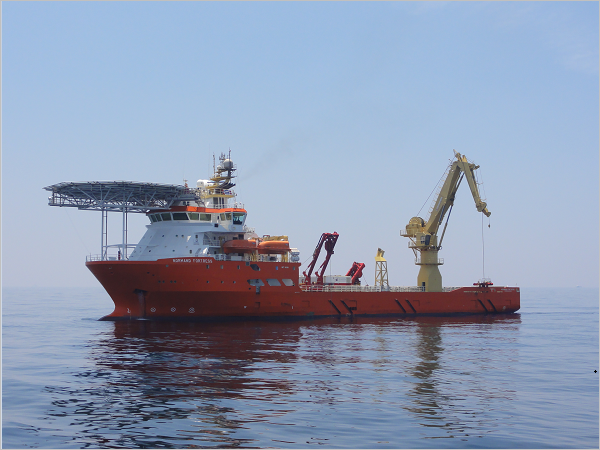 ROV launched from a boat. Photo credit: Keith VanGraafeiland