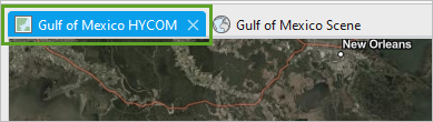 Gulf of Mexico HYCOM map