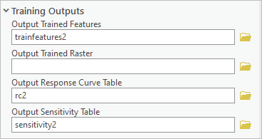 Training outputs updated to show this is the second time the model is run.