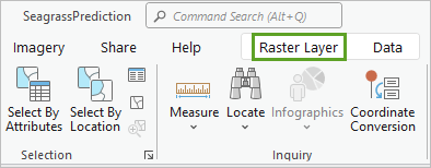 Click the Raster Layer menu.