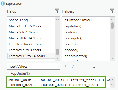 Expression complete in the Calculate Field window