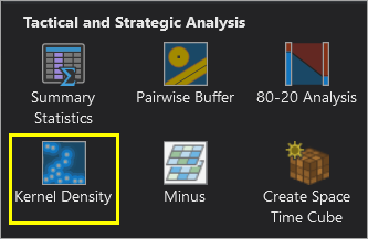 Kernel Density tool