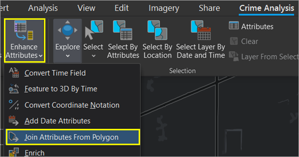 Join Attributes From Polygon tool