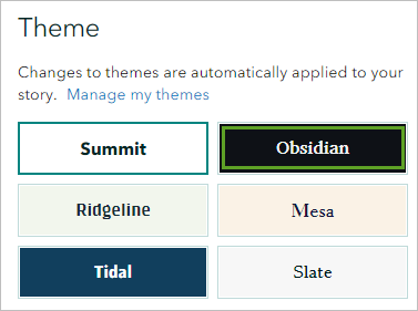 Obsidian theme