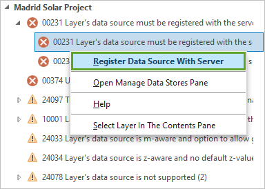 Register Data Source With Server