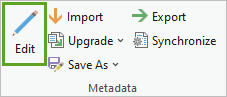 Edit the layer's metadata