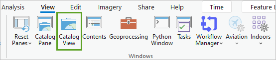 Open the Catalog View.