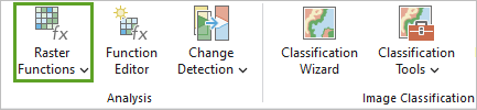 Raster Functions button
