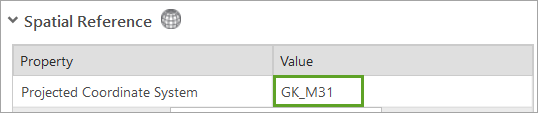 Review DSM spatial reference.