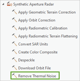 Remove Thermal Noise tool