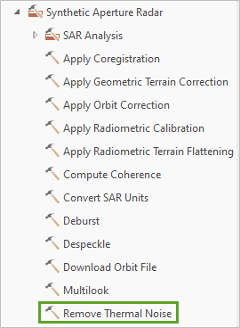 Remove Thermal Noise tool