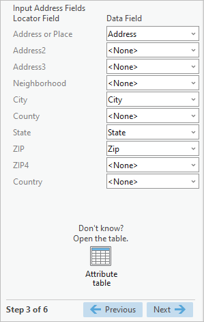 Fields are mapped.