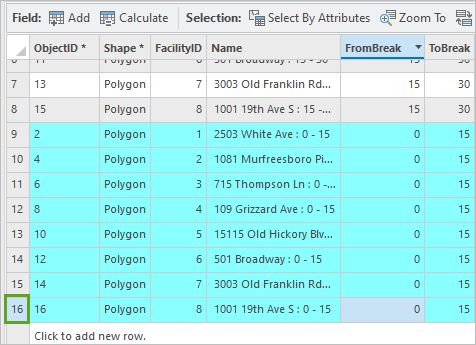 Press Shift while clicking the last one to select the 0 values.