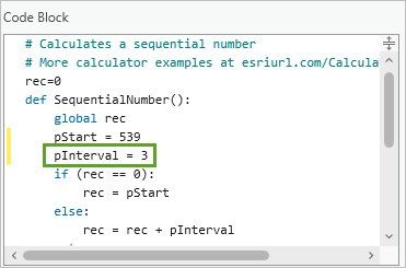 Edit pInterval.