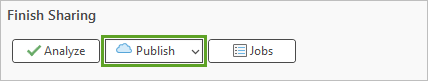 Publish button