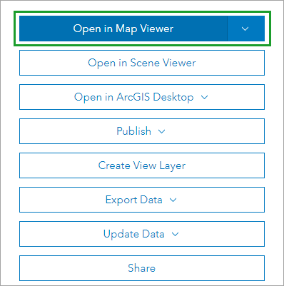 Open in Map Viewer button