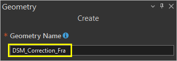 Geometry Name parameter