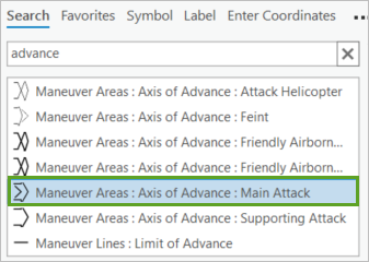 Axis of Advance: Main Attack symbol