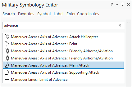 Axis of Advance: Main Attack symbol