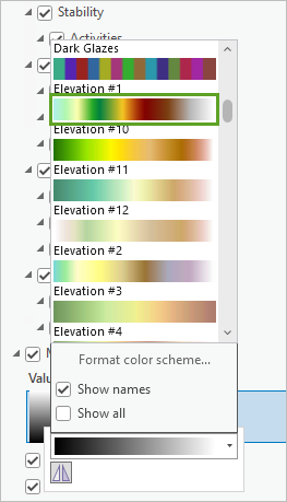 Elevation #1 color scheme