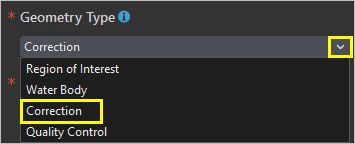 Geometry Type parameter