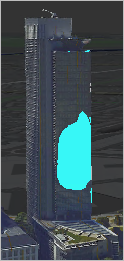 Second face after correction polygon is finished