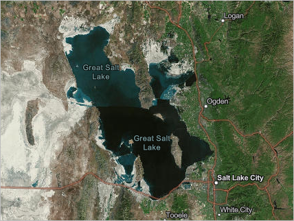 The 2019 imagery of Great Salt Lake