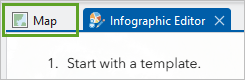 Activate the Map view