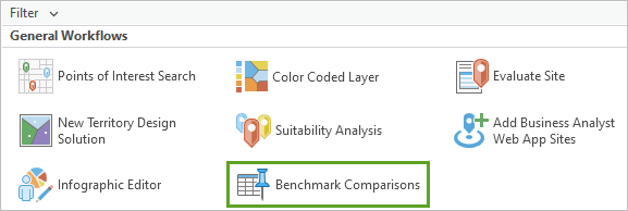 Benchmark Comparisons option
