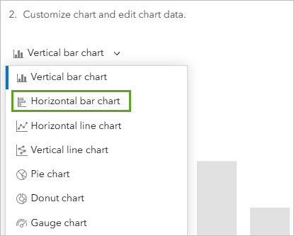 Horizontal bar chart option