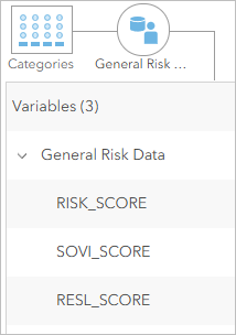 Variables in the General Risk Data category